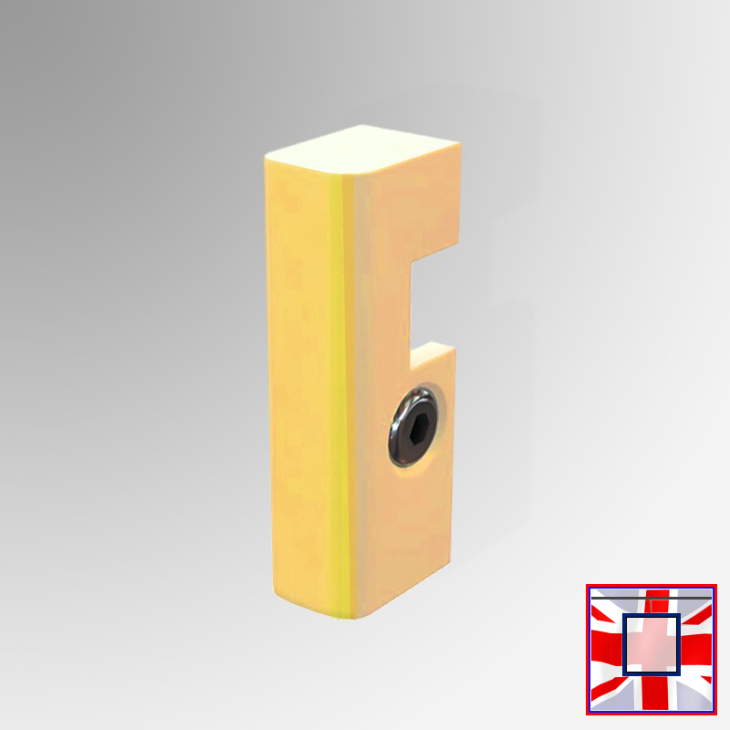 Anti-theft Fitting for 4mm Steel Rods (J Rail & C Rail), Hanging Rod Security Hood