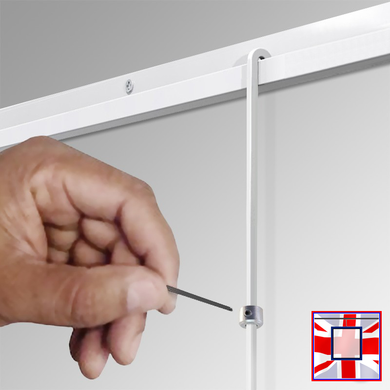 Anti-theft Security Hanging Rod, 4mm Picture Hanger (J Rail, C Rail & P Rail)