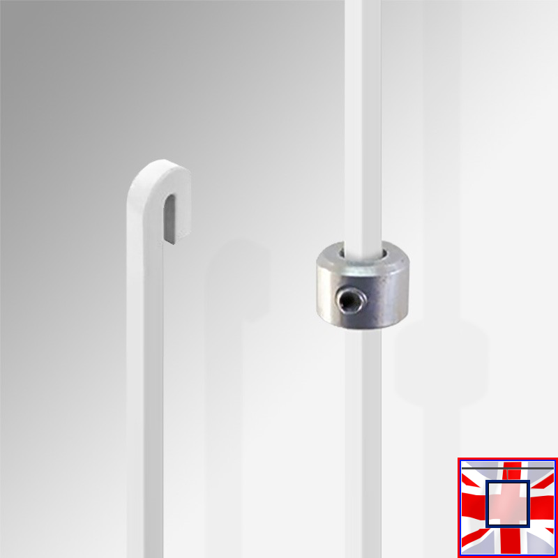 Anti-theft Security Hanging Rod, 4mm Picture Hanger (J Rail, C Rail & P Rail)