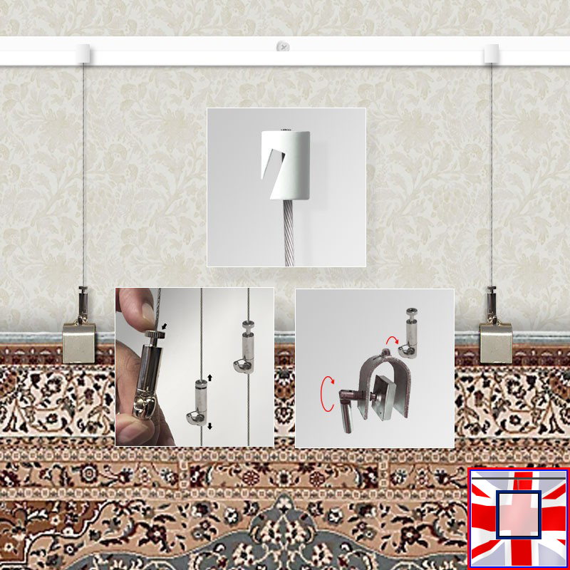 Rug Hanging Solution J Rail