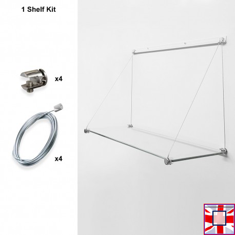J Rail (Cables & Supports Only) Shelf Kits