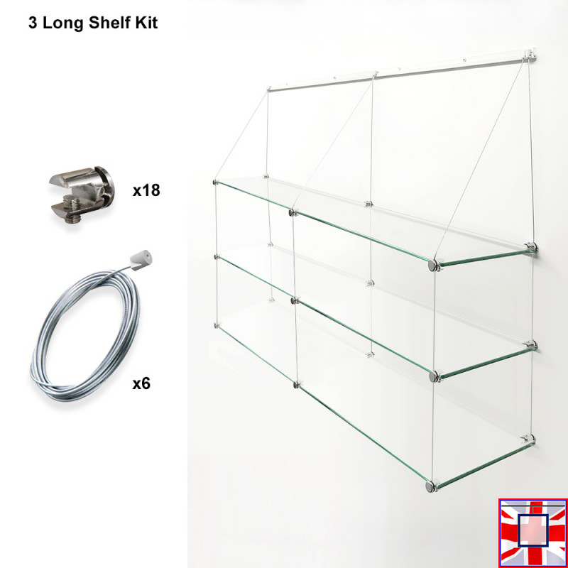 J Rail (Cables & Supports Only) Shelf Kits
