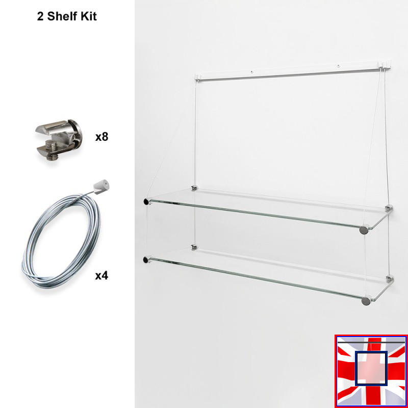 J Rail (Cables & Supports Only) Shelf Kits