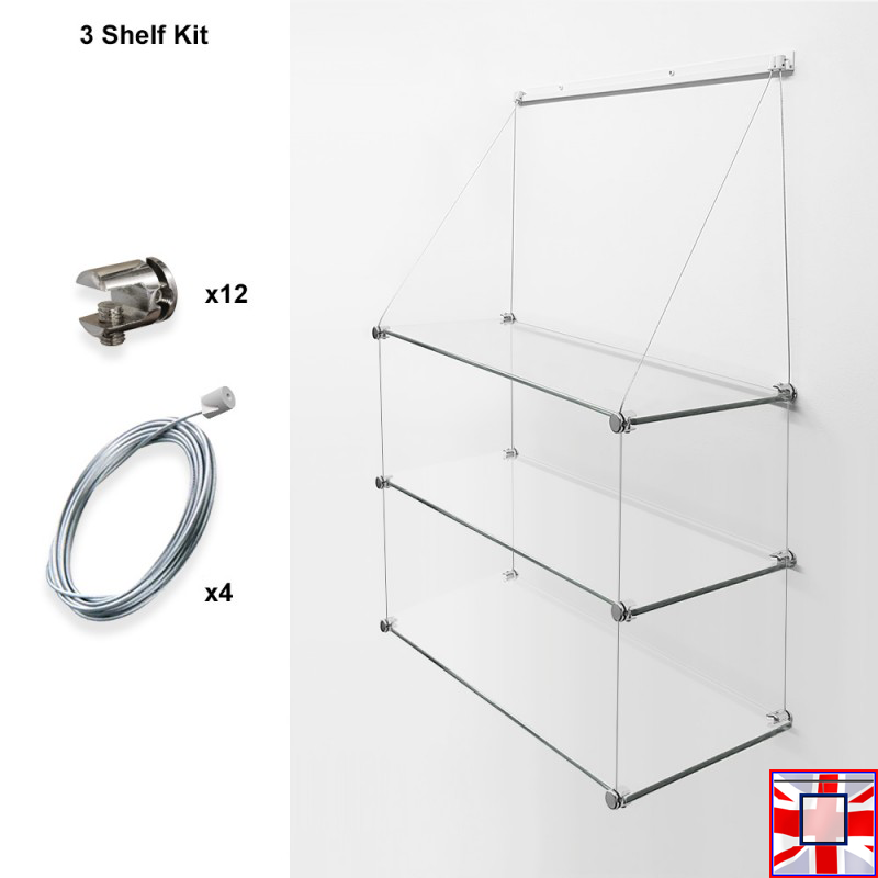J Rail (Cables & Supports Only) Shelf Kits