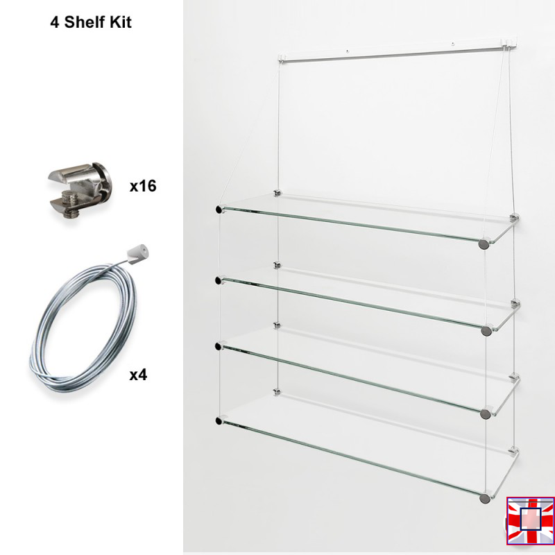 J Rail (Cables & Supports Only) Shelf Kits