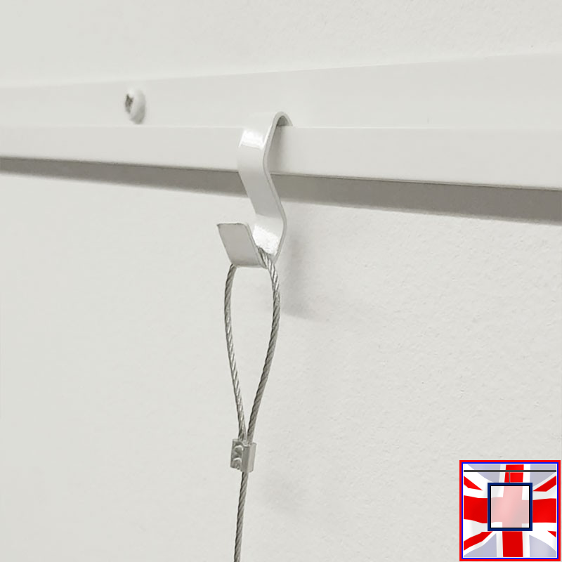 White Board Hanger J Rail