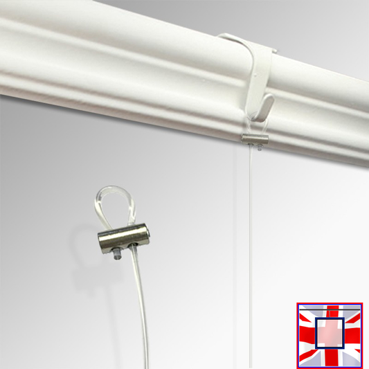 Transparent Picture Hanging 2mm Clear Cord, Loop & Perlon Nylon Wire