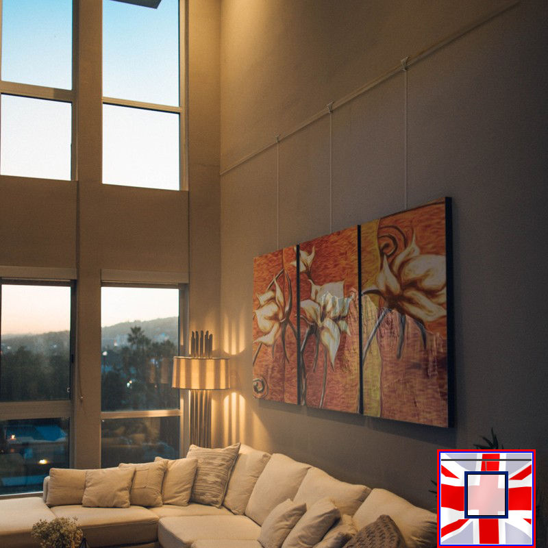 Heavy Duty 1.5mm Picture Hanging Wire, Loop & Steel Cable