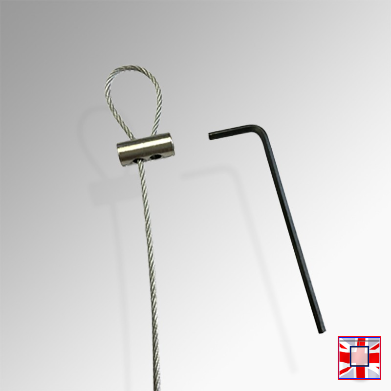 Heavy Duty 1.5mm Picture Hanging Wire, Loop & Steel Cable