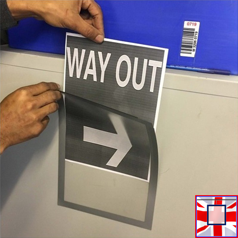Magnetic Sleeve for Signage & Notices, Magnet Display Pockets (A4)