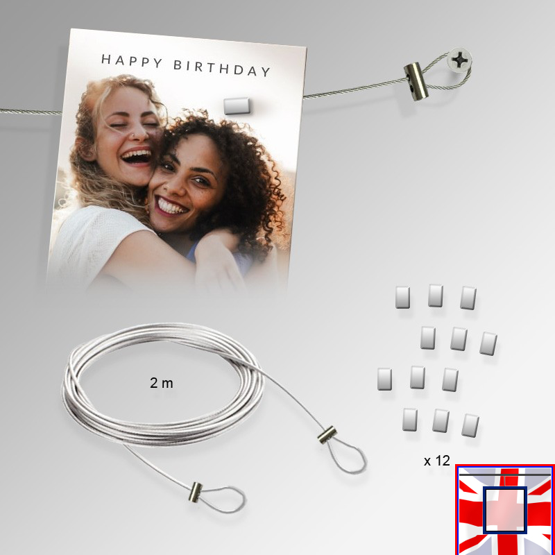 Photo Display String & Magnetic Magnets Set