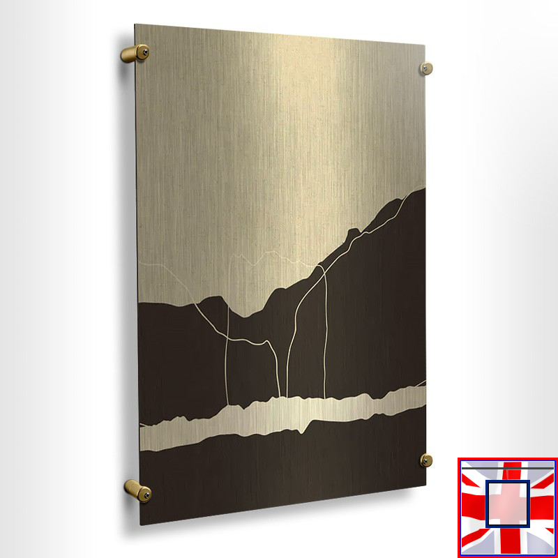 Art Metal Poster Supports (Side Clamps, 8mm)