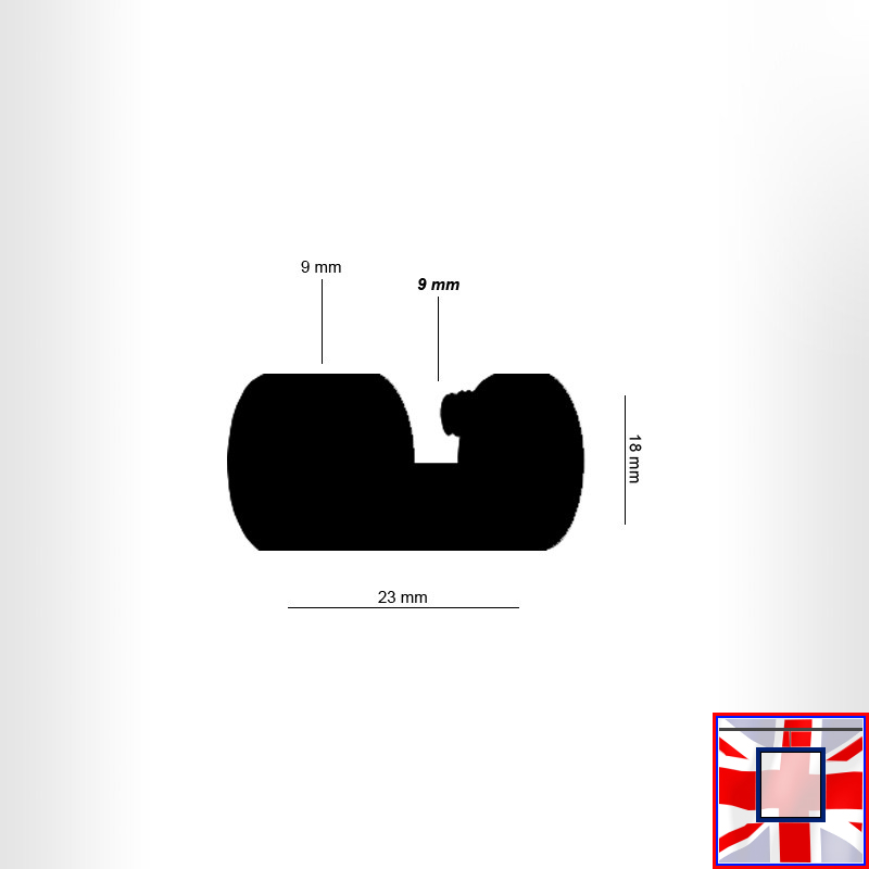 Art Metal Poster Supports (Side Clamps, 8mm)