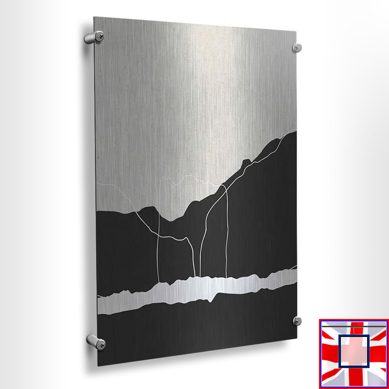 Art Metal Poster Supports (Side Clamps, 8mm)