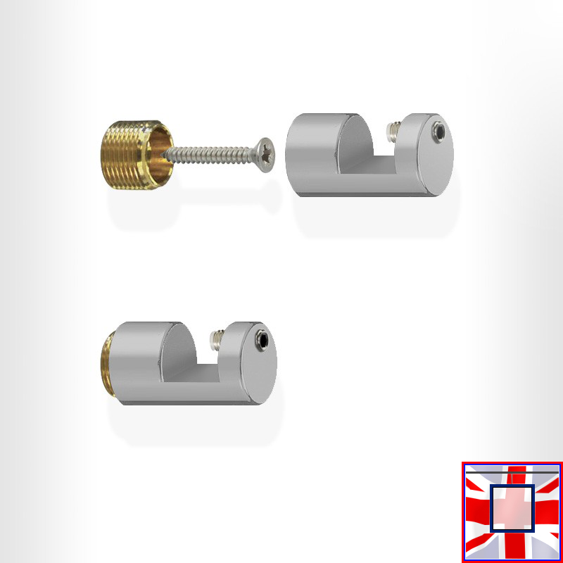Wall Art Metal Supports (Top & Bottom, 20mm)