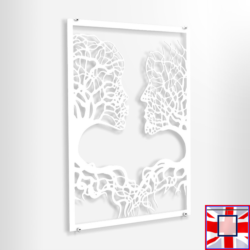 Wall Art Metal Supports (Top & Bottom, 20mm)