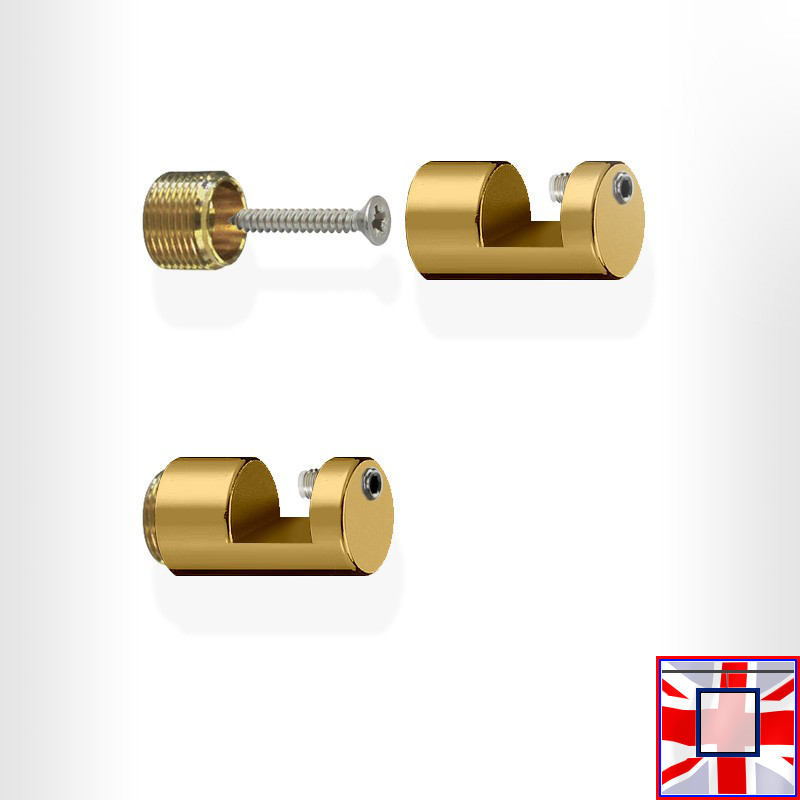 Wall Art Metal Supports (Top & Bottom, 20mm)