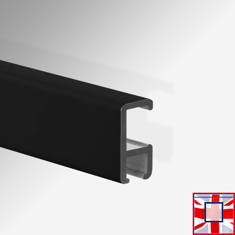 Heavy Duty 2m & 3m Mini-rail Track, Discreet Extra Picture Rail