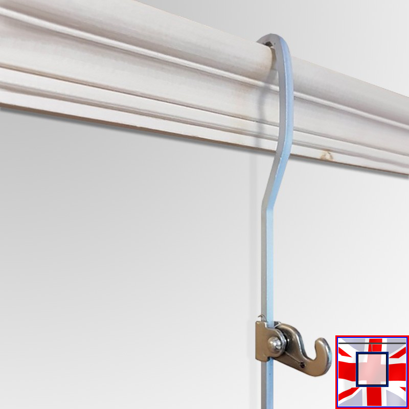 Dado Rail Steel Hanger Rod, 4mm Hanging Duty Moulding Rail (Heavy)