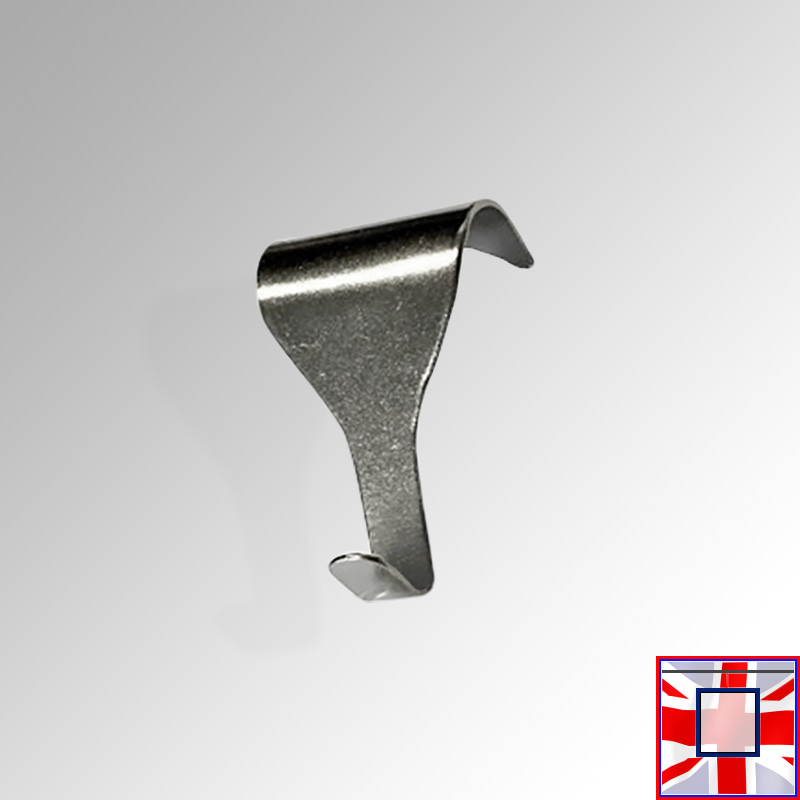 Holed Moulding Hook, Hang Pictures from Rod-Rail & Wood Dado (White, Black, Brass, Nickel)