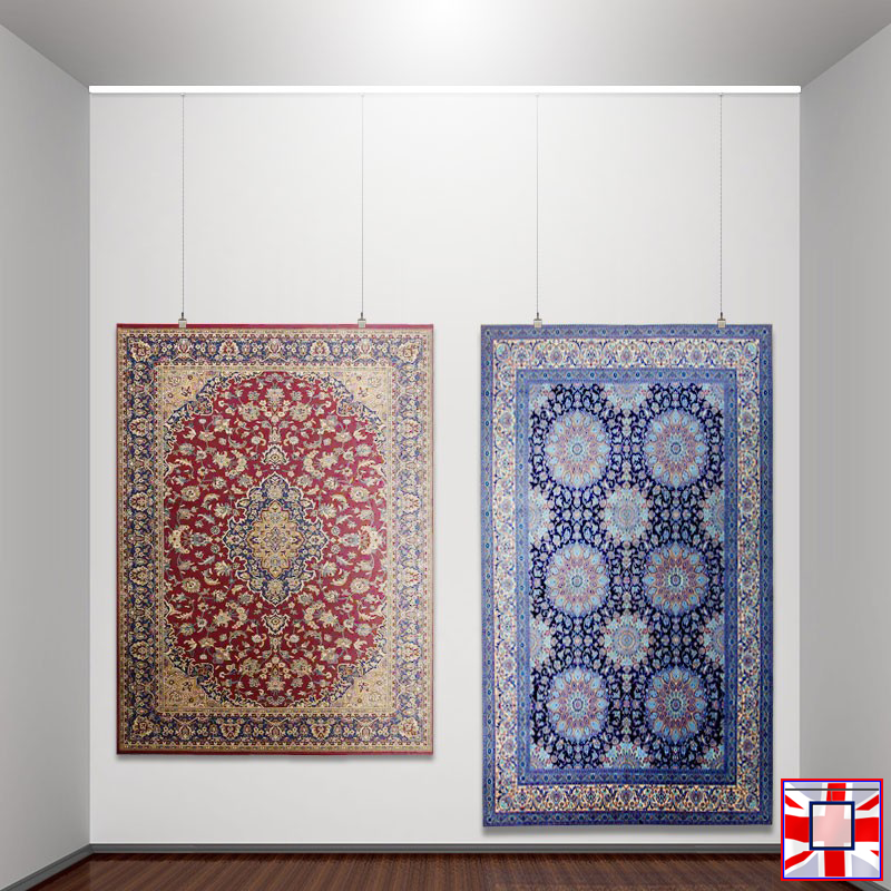 P Rail Solution for Hanging Rugs