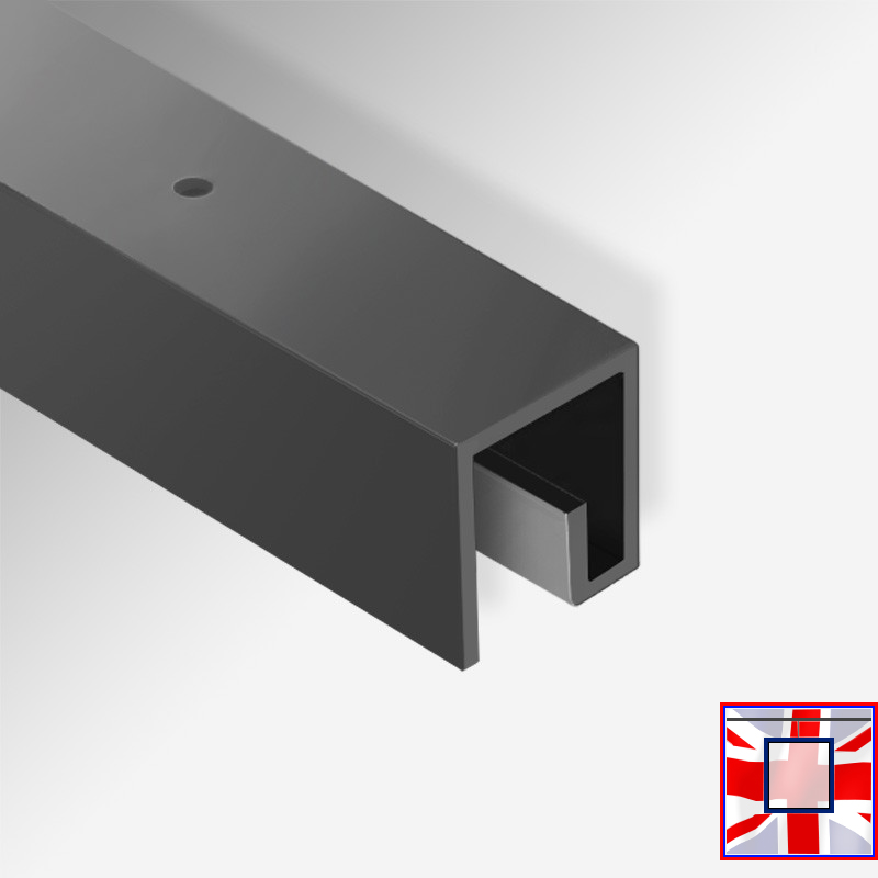 Strong & Discreet Ceiling Picture Rail, P Rail Track (80kg Capacity) – 2m & 3m