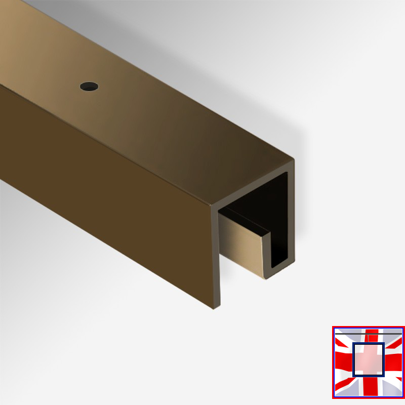 Strong & Discreet Ceiling Picture Rail, P Rail Track (80kg Capacity) – 2m & 3m