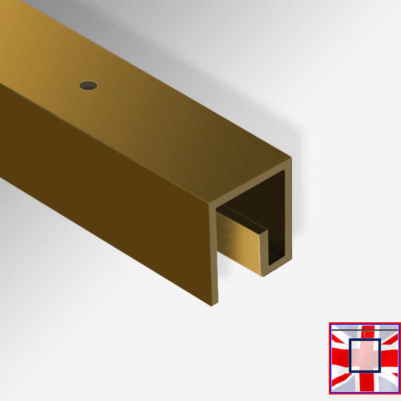 Strong & Discreet Ceiling Picture Rail, P Rail Track (80kg Capacity) – 2m & 3m