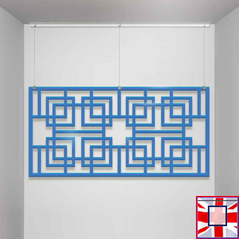 Ceiling Panel Hanging Kits for C Rail Picture Gallery System