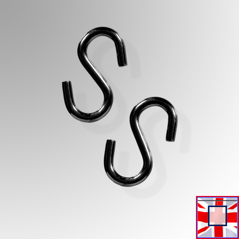 Black Picture Hanging Chain with Classic Brass Decorative Hangers