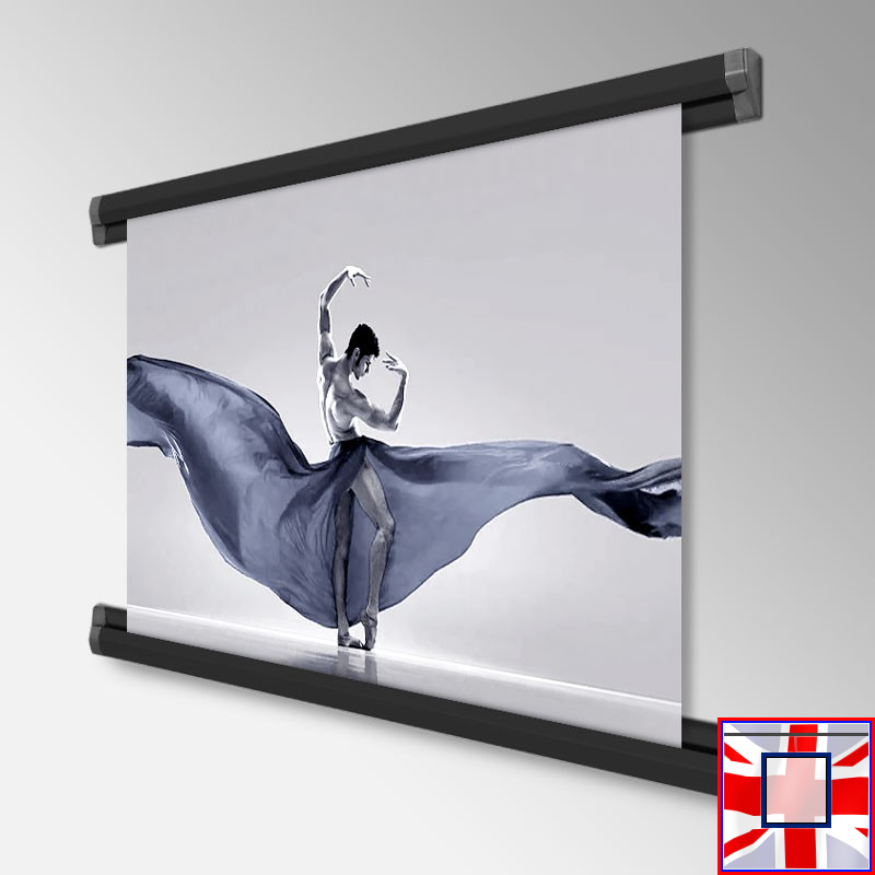 Top & Bottom Display Rail for Posters & Prints - Poster Hanging Tracks! (60cm, 85cm, 100cm, 150cm)