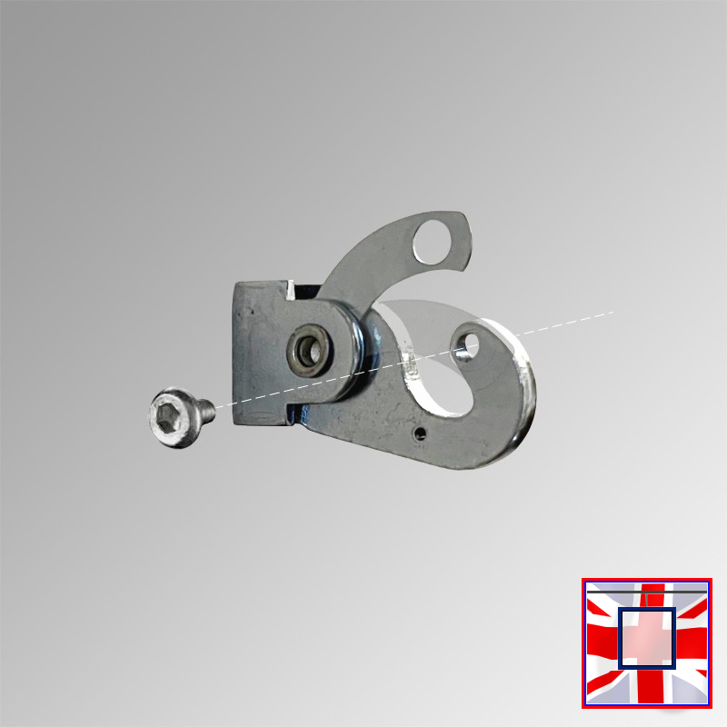 Security Hook for Hanging Rod, 40kg Anti-theft Picture Hanger (C Rail, J Rail & P Rail)