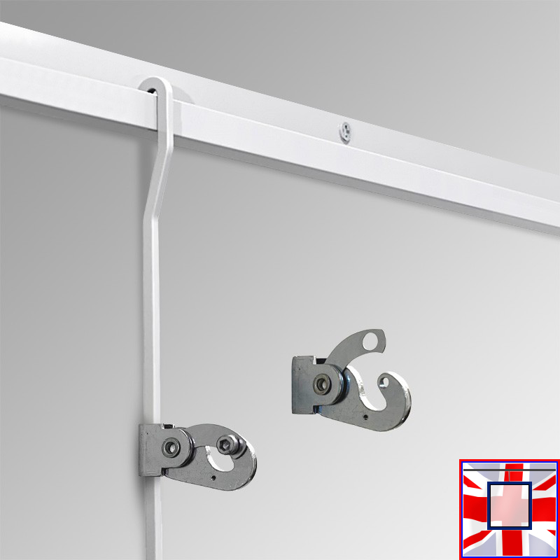 40kg Anti-theft Hanging Rod Security Hook, Picture Hanger (J Rail, C Rail & P Rail)
