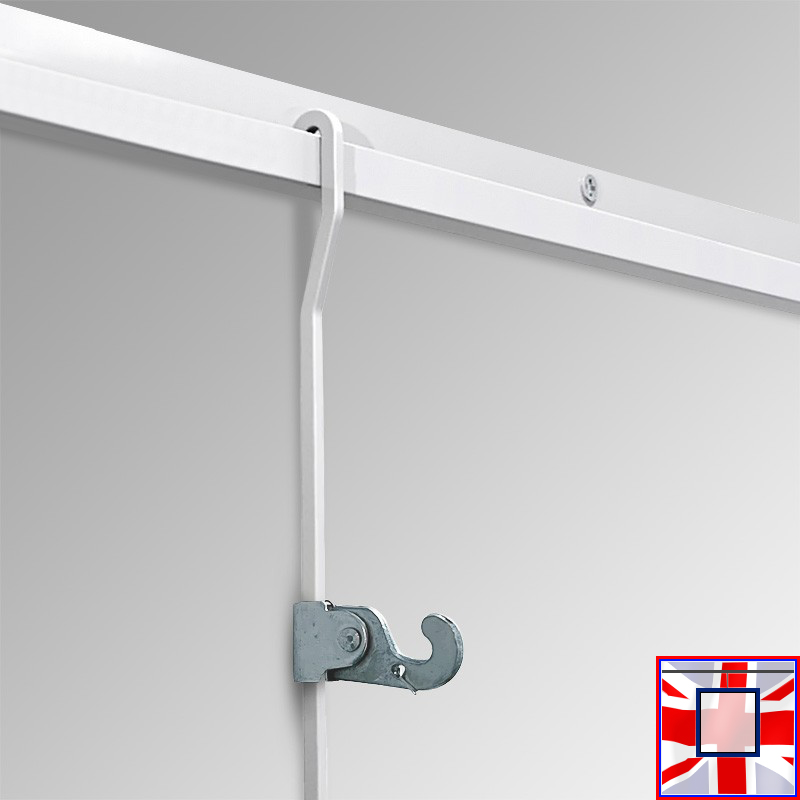 Heavy-Duty Rod Hook – 40kg Picture Hanger (J Rail, C Rail, P Rail)