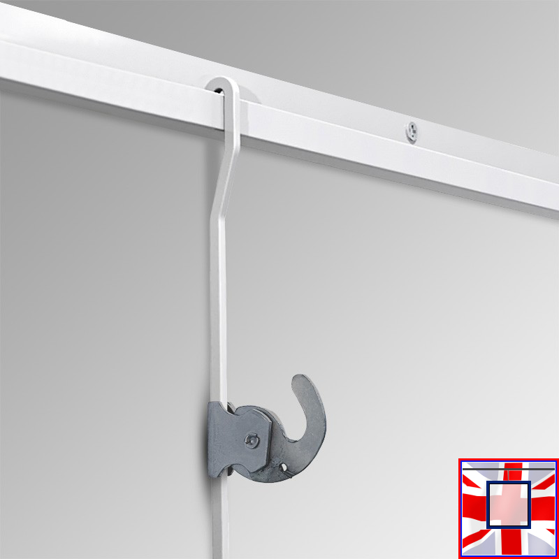 80kg Heavy Duty Picture Hanger Hanging Rod Hook (C Rail, P Rail & J Rail)