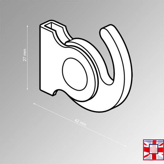 80kg Heavy Duty Picture Hook, Hanging Rod (J Rail, C Rail & P Rail)