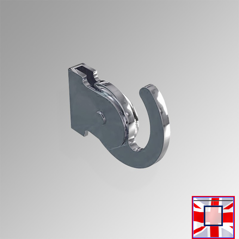 80kg Heavy Duty Hanging Rod Hook, Picture Hanger (J Rail, C Rail & P Rail)