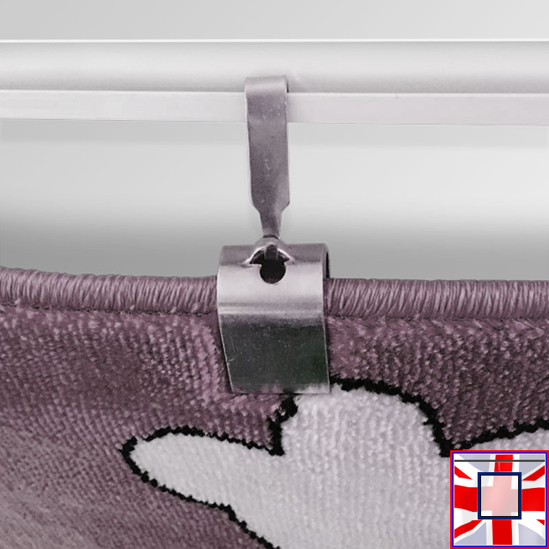 Clamp Hanger Rug Hanging Kit for Carpets & Textiles (J, C & P Rail Compatible)