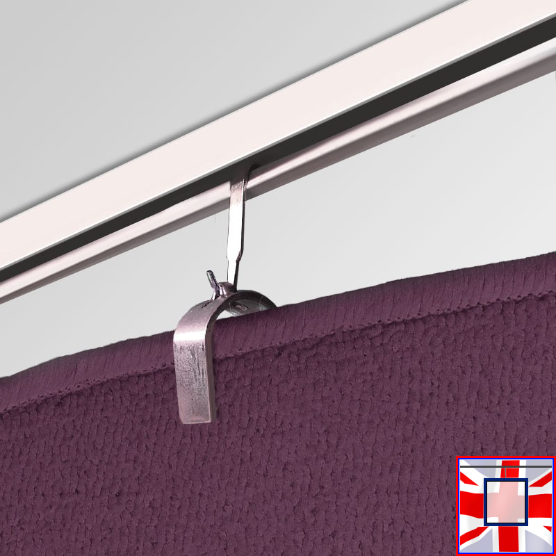 Clamp Hanger Rug Hanging Kit for Carpets & Textiles (J, C & P Rail Compatible)