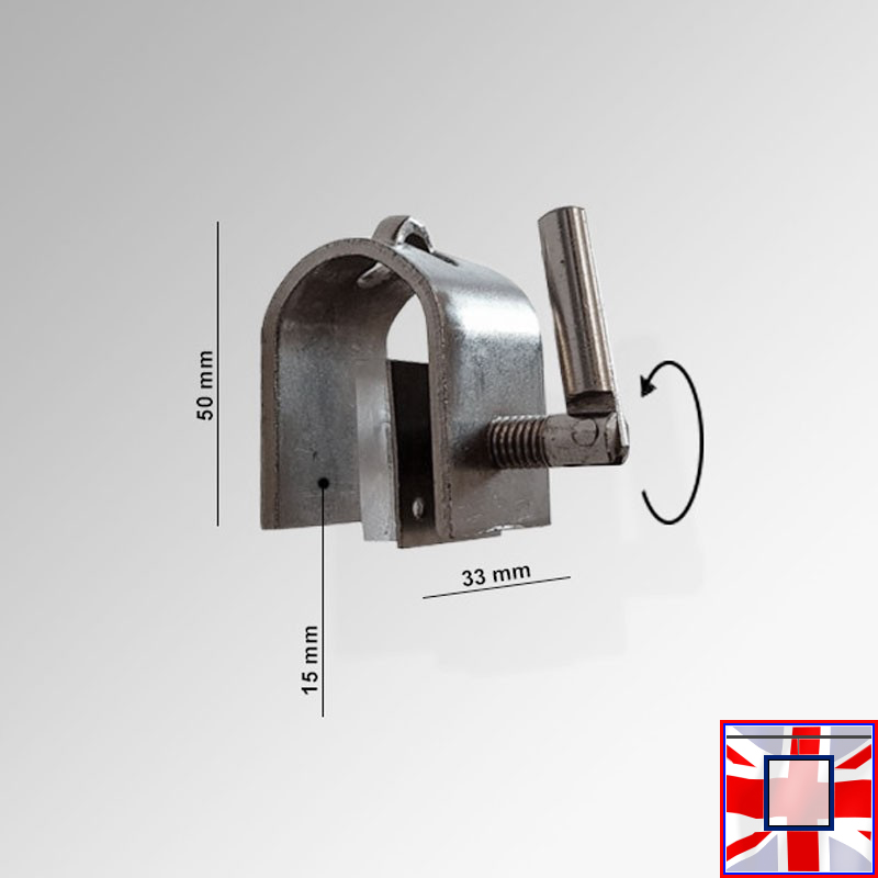 Clamp Hanger Rug Hanging Kit for Carpets & Textiles (J, C & P Rail Compatible)