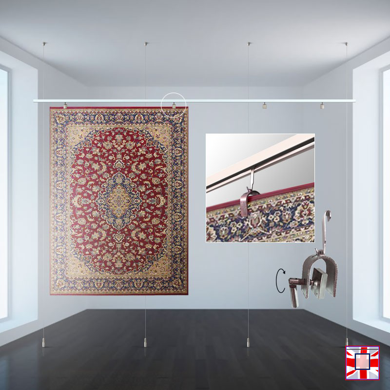 Suspended Rail Kit for Hanging Rugs (2M)