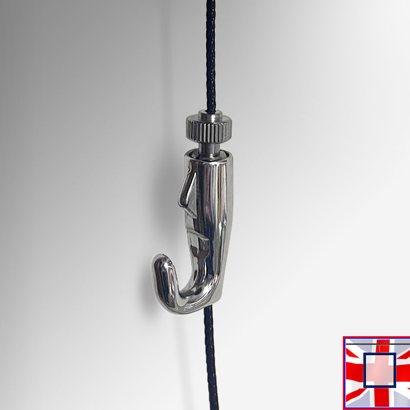 Extra-Strong Picture Hanger, 30kg Self-Locking Captain Hook