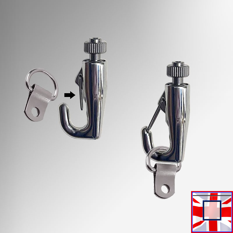 Captain Hook Self-Locking Security 30kg, Strong Frame Hanger & Theft Delay