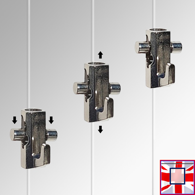 Self-Locking Picture Hanging Hook (Pack of 10, 12.5kg Capacity)