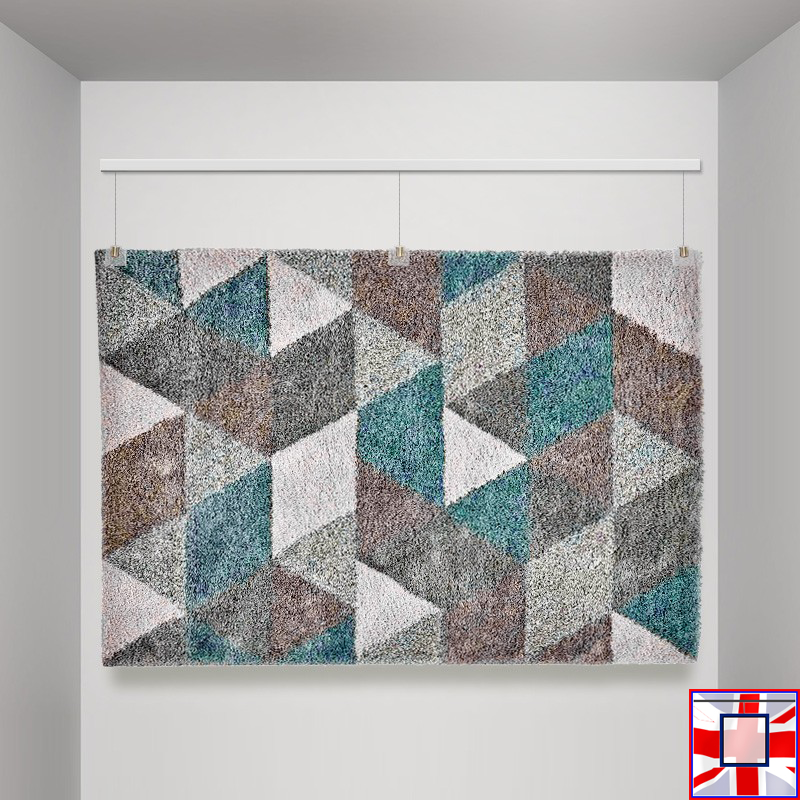 Picture Rails Cable Kit for Simple Carpet Hanging (Clip Rail Gallery Systems)