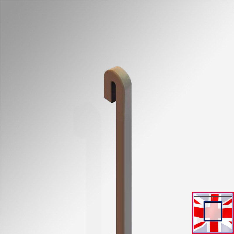 Picture Hanging Rod – Straight 4mm Steel (J, C & P Rail System)