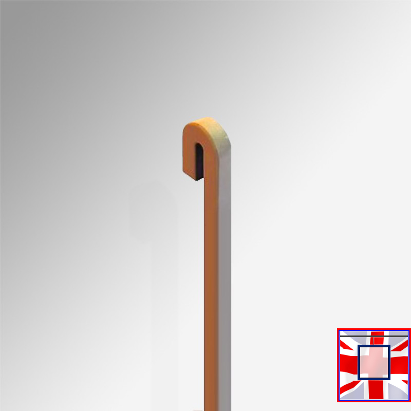 Steel Hanging Picture Rod, 4mm (C Rail, J Rail & P Rail) Straight Hanger