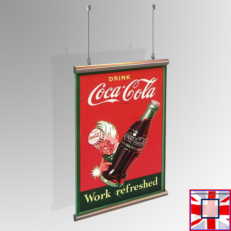Hanging Kit Poster Suspended, Heavy Duty (for Hangers Aluminium)