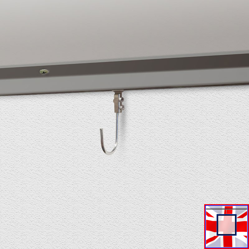 Banner U Rail Kit (Eyelet Ceiling Set & Hooks Track Hanging)