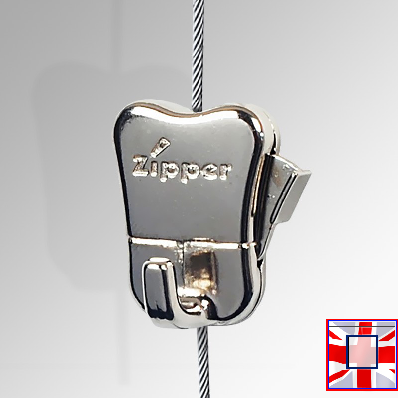 20kg Picture Hanger, Zipper Hook (Pack of 10)